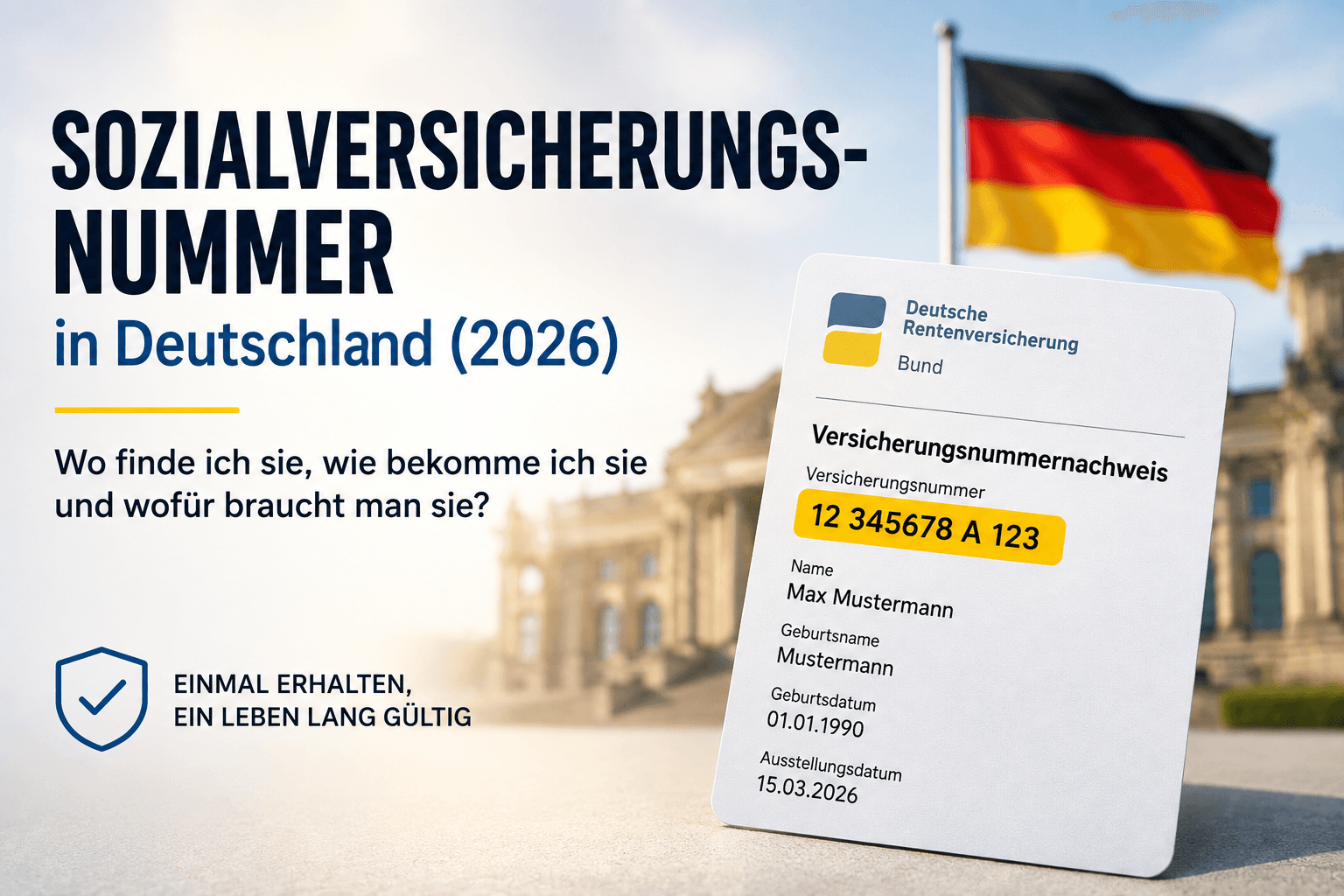 Social Security Number in Germany (2026): Where to Find Your Sozialversicherungsnummer, How to Get It and What It Is Used For