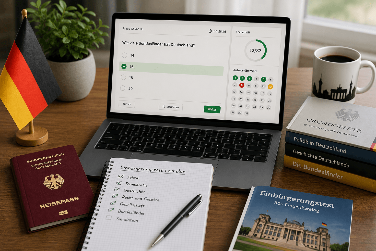 Einbürgerungstest — Most Common Mistakes and How to Pass the German Citizenship Test on Your First Try (2026)