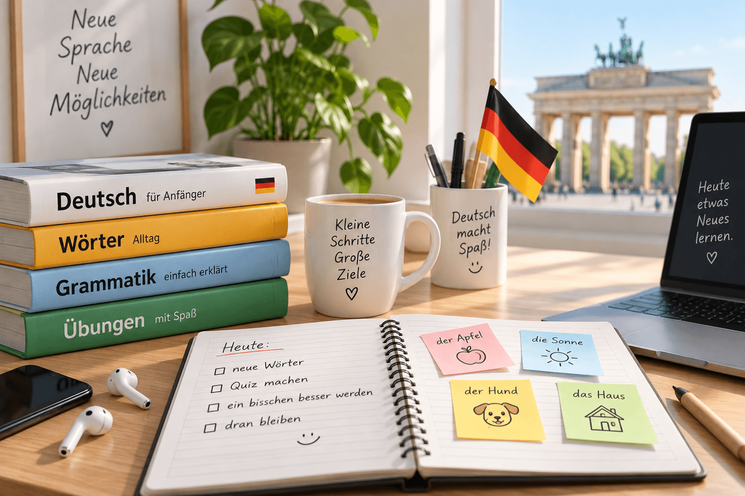 Du kannst noch kein Wort Deutsch? Starte mit 5 einfachen Fragen