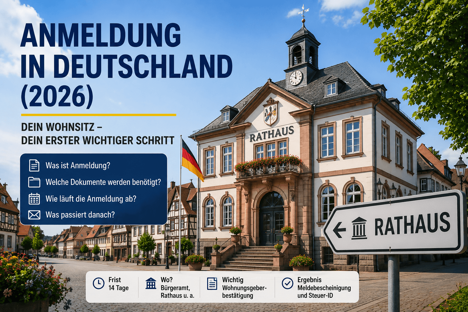 Anmeldung in Germany (2026) – How to Register Your Address Step by Step