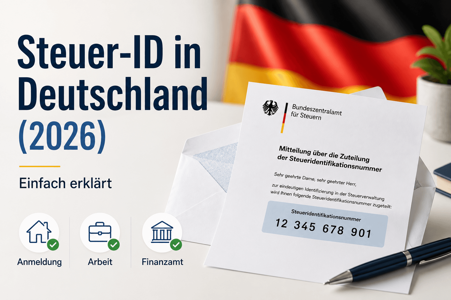 Steuer-ID in Germany (2026): What It Is, How to Get It, and Where to Find Your Tax Identification Number