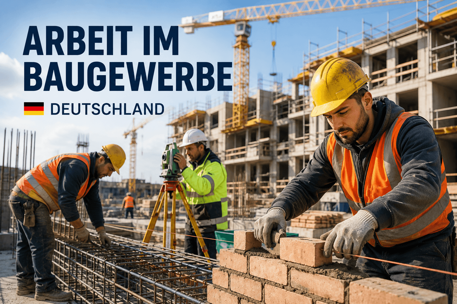 Construction Jobs in Germany (2026) — Professions, Salary, Working Conditions, Requirements and Career Opportunities