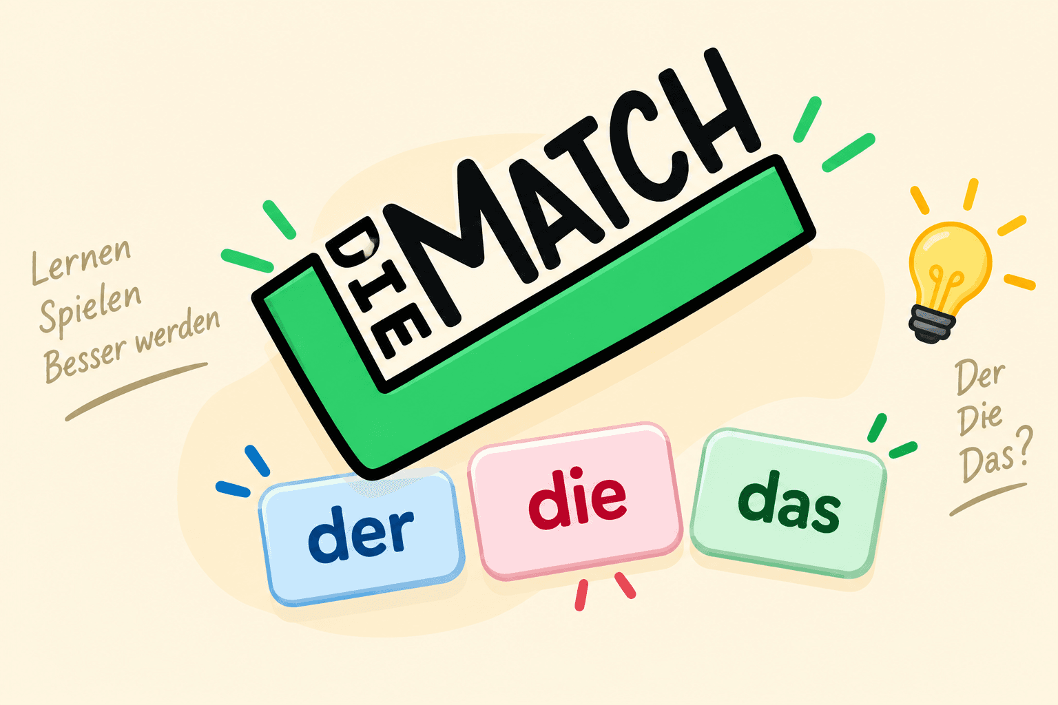 Der, die vai das? Mācies vācu artikulus spēlējot ar Die Match