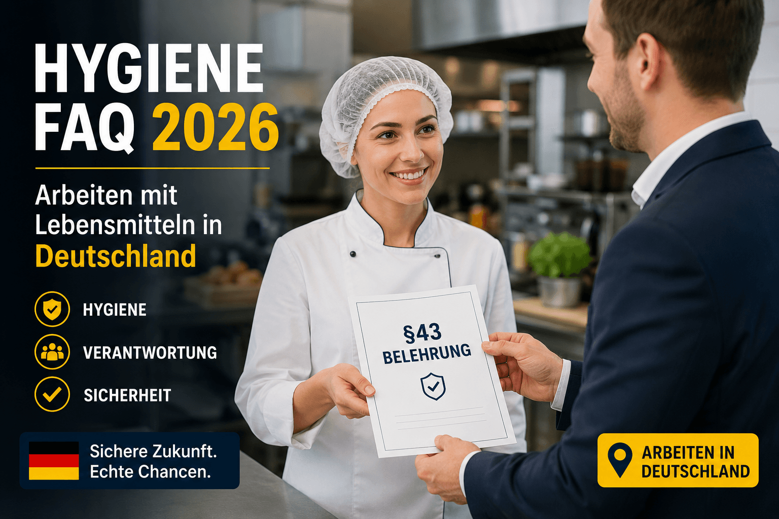 Hygiene FAQ (2026) — 30 Most Frequently Asked Questions and Answers About the Hygiene Course, Health Certificate (Gesundheitszeugnis), and Working with Food in Germany